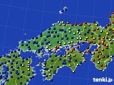 中国地方のアメダス実況(日照時間)(2019年04月11日)