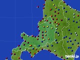 道央のアメダス実況(日照時間)(2019年04月11日)