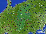 長野県のアメダス実況(日照時間)(2019年04月11日)