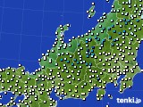 北陸地方のアメダス実況(気温)(2019年04月11日)