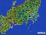 2019年04月12日の関東・甲信地方のアメダス(日照時間)