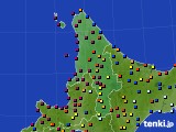 2019年04月12日の道北のアメダス(日照時間)