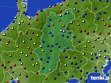 長野県のアメダス実況(日照時間)(2019年04月12日)