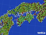 2019年04月13日の四国地方のアメダス(日照時間)