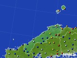 島根県のアメダス実況(日照時間)(2019年04月13日)