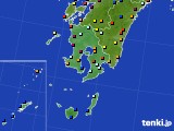 鹿児島県のアメダス実況(日照時間)(2019年04月13日)
