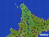 2019年04月14日の道北のアメダス(日照時間)