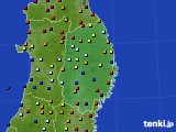 2019年04月14日の岩手県のアメダス(日照時間)