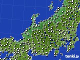 北陸地方のアメダス実況(風向・風速)(2019年04月14日)