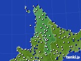 2019年04月14日の道北のアメダス(風向・風速)