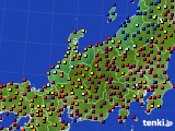 北陸地方のアメダス実況(日照時間)(2019年04月15日)
