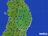 2019年04月15日の岩手県のアメダス(日照時間)