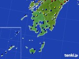 鹿児島県のアメダス実況(日照時間)(2019年04月16日)