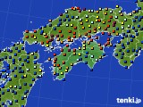 四国地方のアメダス実況(日照時間)(2019年04月17日)