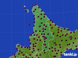 道北のアメダス実況(日照時間)(2019年04月17日)