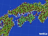 2019年04月18日の四国地方のアメダス(日照時間)