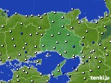 兵庫県のアメダス実況(風向・風速)(2019年04月18日)