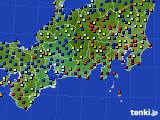 東海地方のアメダス実況(日照時間)(2019年04月19日)