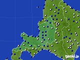 道央のアメダス実況(風向・風速)(2019年04月19日)