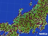 北陸地方のアメダス実況(日照時間)(2019年04月20日)