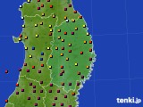 2019年04月20日の岩手県のアメダス(日照時間)