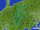 長野県のアメダス実況(風向・風速)(2019年04月20日)