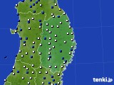 岩手県のアメダス実況(風向・風速)(2019年04月20日)