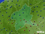 群馬県のアメダス実況(日照時間)(2019年04月21日)