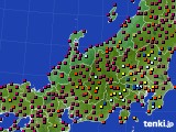 北陸地方のアメダス実況(日照時間)(2019年04月22日)
