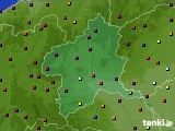 群馬県のアメダス実況(日照時間)(2019年04月22日)