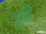 群馬県のアメダス実況(気温)(2019年04月22日)