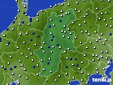 長野県のアメダス実況(風向・風速)(2019年04月22日)