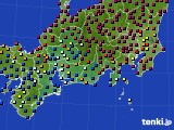 東海地方のアメダス実況(日照時間)(2019年04月23日)