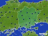 岡山県のアメダス実況(日照時間)(2019年04月23日)