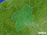 群馬県のアメダス実況(気温)(2019年04月23日)