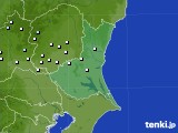 茨城県のアメダス実況(降水量)(2019年04月24日)