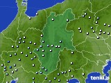 長野県のアメダス実況(降水量)(2019年04月24日)