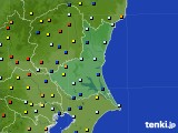 茨城県のアメダス実況(日照時間)(2019年04月25日)