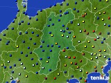 長野県のアメダス実況(日照時間)(2019年04月25日)
