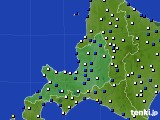 道央のアメダス実況(風向・風速)(2019年04月25日)