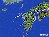 九州地方のアメダス実況(日照時間)(2019年04月26日)