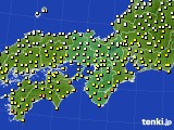 近畿地方のアメダス実況(気温)(2019年04月26日)