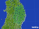 岩手県のアメダス実況(気温)(2019年04月26日)