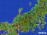 北陸地方のアメダス実況(日照時間)(2019年04月27日)