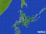 2019年04月27日の北海道地方のアメダス(気温)