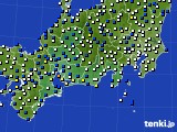 東海地方のアメダス実況(風向・風速)(2019年04月27日)