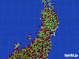 東北地方のアメダス実況(日照時間)(2019年05月02日)