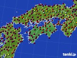 四国地方のアメダス実況(日照時間)(2019年05月02日)