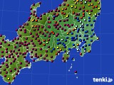 関東・甲信地方のアメダス実況(日照時間)(2019年05月07日)