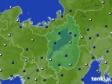 2019年05月07日の滋賀県のアメダス(風向・風速)